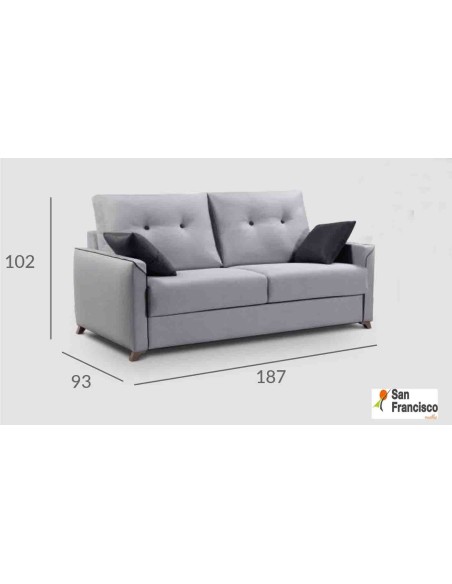 Sofá cama 140x190cm de diseño