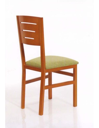 SFDAN32 Silla comedor de diseño actual. Vista trasera.