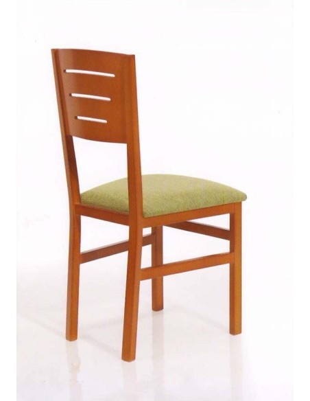 SFDAN32 Silla comedor de diseño actual. Vista trasera.