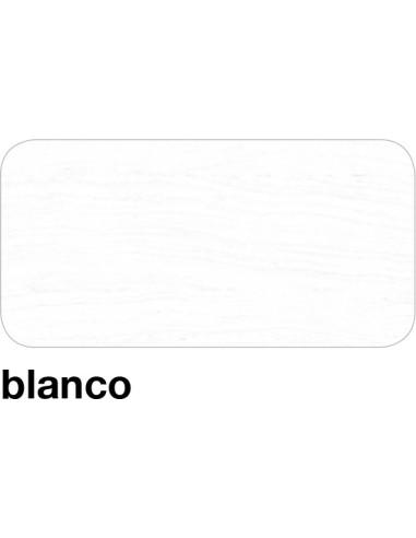 Acabado color Blanco.