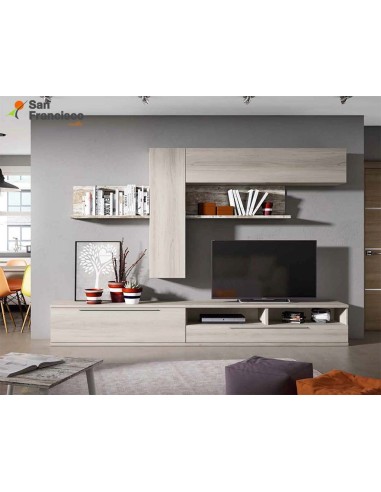 Apilable salón diseño moderno económico 302cm. Acabado colores shamal y vintage.