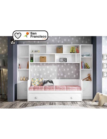 Habitación Juvenil Blanca