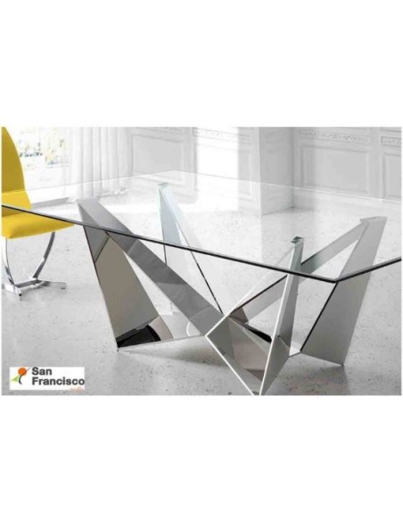 Mesa de comedor 240cm de cristal