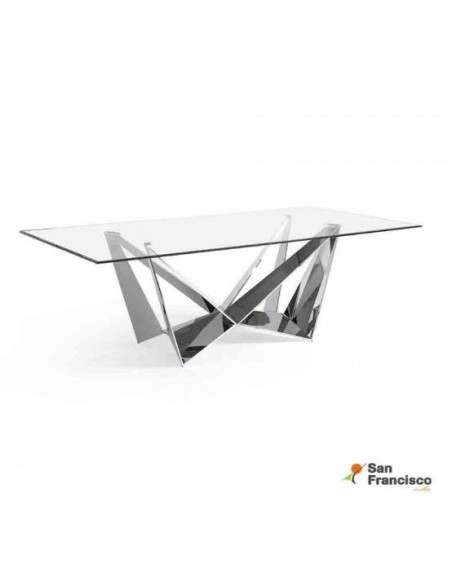 Mesa de comedor 240cm de cristal