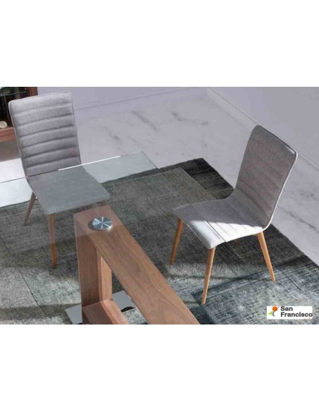 Silla tapizada de diseño