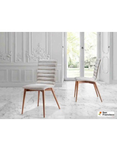 Silla tapizada de diseño