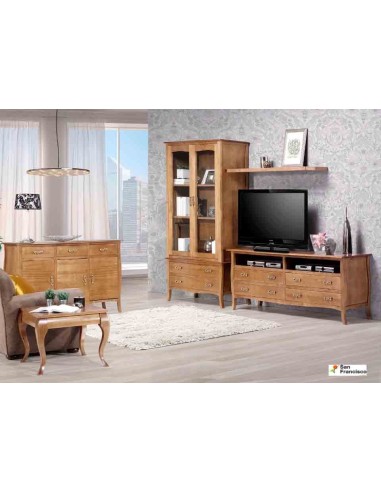 Mueble de Salón 320 cm Madera Maciza