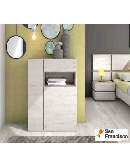 Zapatero puertas de 88cm Moderno