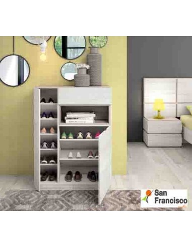 Zapatero puertas de 88cm Moderno
