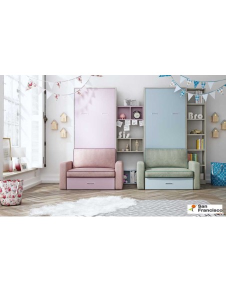 Cama Vertical 90x190cm con Sofá