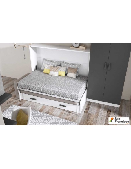 Cama horizontal con Sofá