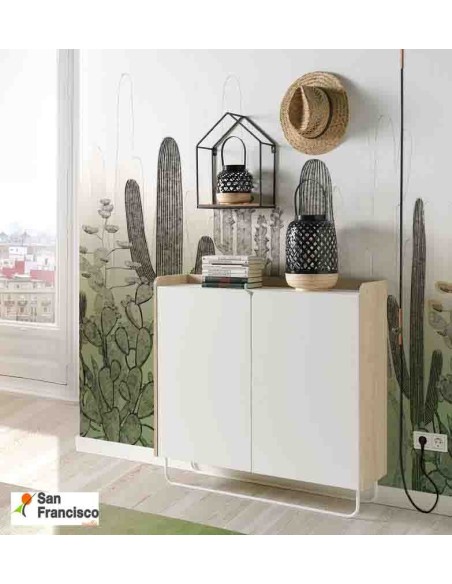 Acabado Roble-Blanco