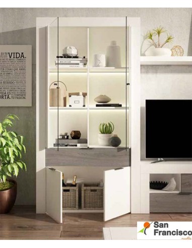 Vitrina doble moderna 100cm