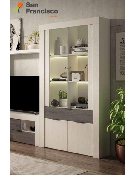 Vitrina doble moderna 100cm