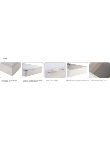 canape madera con sistema de desplazamiento opcional madrid, canapes