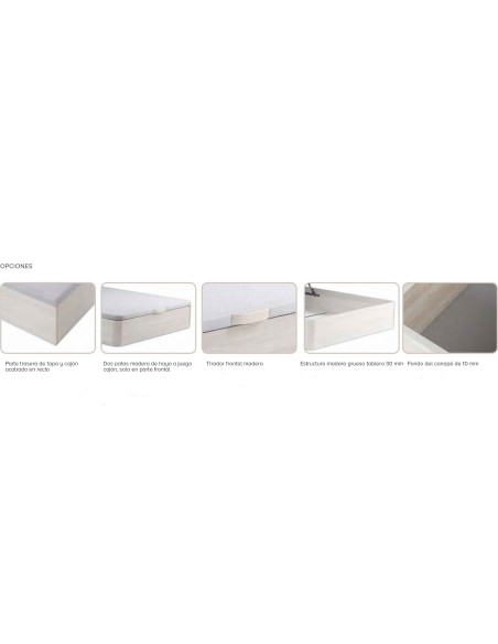 canape madera con sistema de desplazamiento opcional madrid, canapes