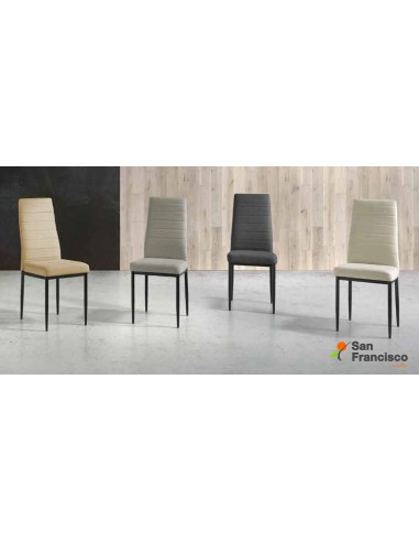 Silla tapizada tela modelo Ónix