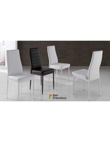 sillas comedor polipiel baratas diseño moderno - Muebles San Francisco