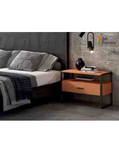 Dormitorio de Matrimonio Moderno Roble Pizarra