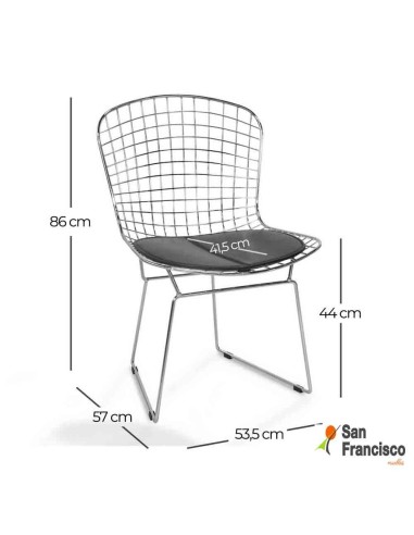 Silla Metálica Dorada