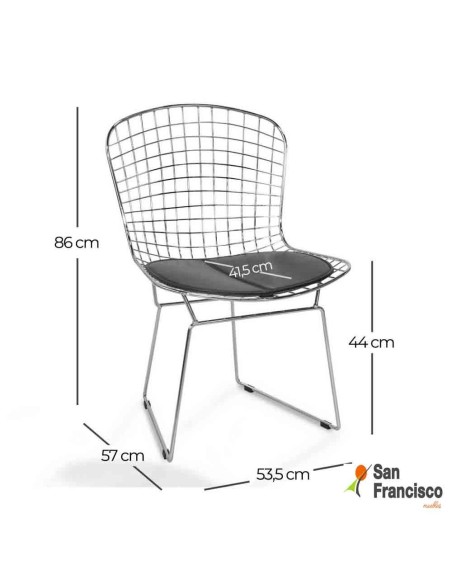Silla Metálica Dorada