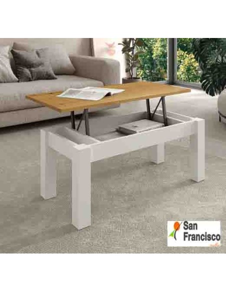 Mesa de centro elevable 100x50cm
