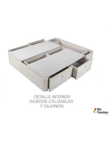 Base canapé con 4 cajones y hueco