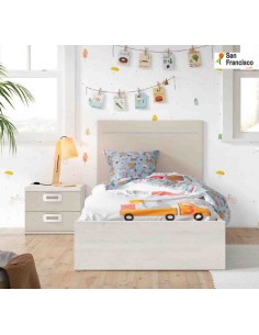 cama juvenil Moderna de 90x190cm