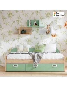 cama nido 90x190cm con cajones