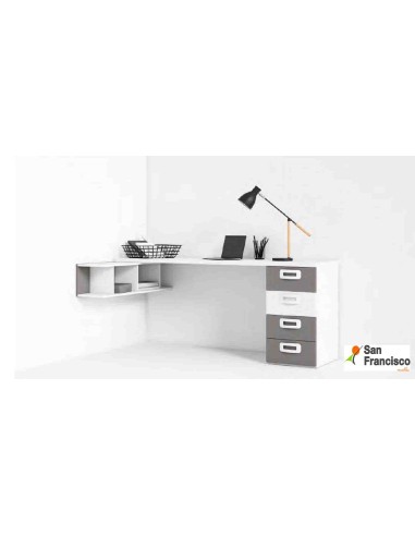 Mesa de estudio colgante de 202cm