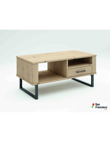mesa de centro elevable 1 cajón