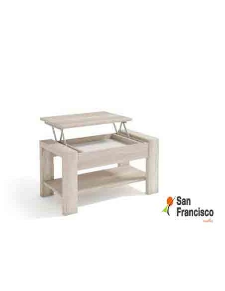 Mesa de centro elevable 80x45cm