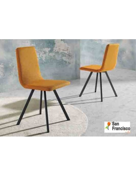 Silla de comedor Moderna Tapizada