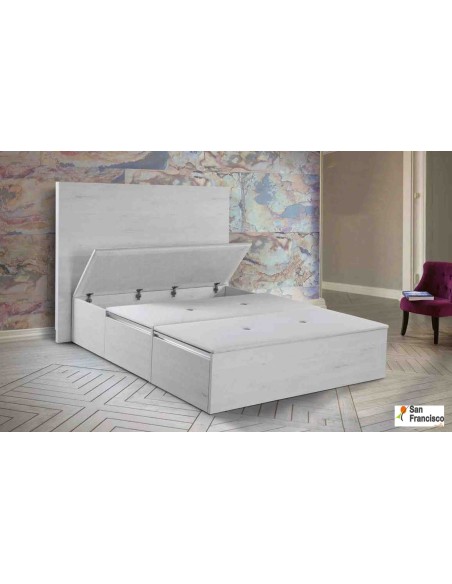 canape de madera con cajones