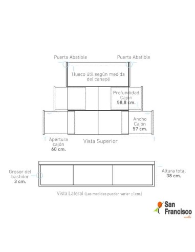 comprar canape de cajones de matrimonio - comprar canape de cajones