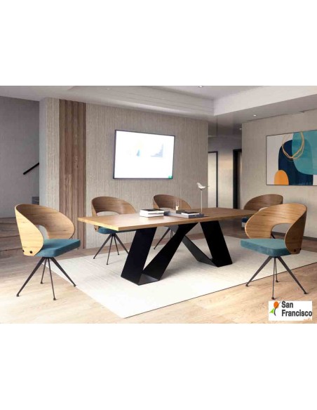 Silla de comedor de Diseño Giratoria