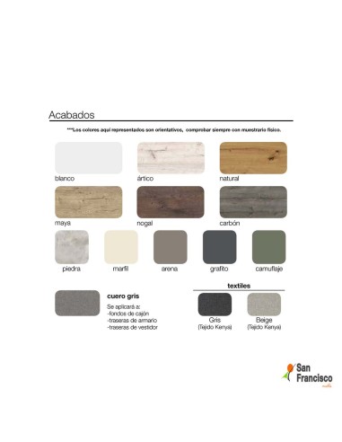 Armario 6 puertas de 300cm Moderno