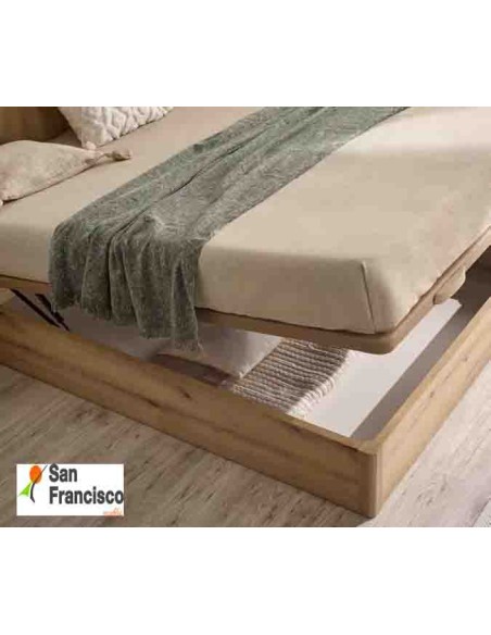comprar canape de madera de buena calidad - canape de madera 180x190cm