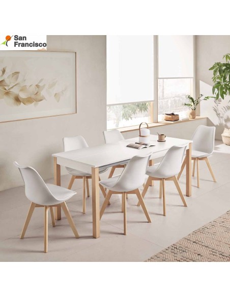 Mesa de cocina 110x70cm extensible