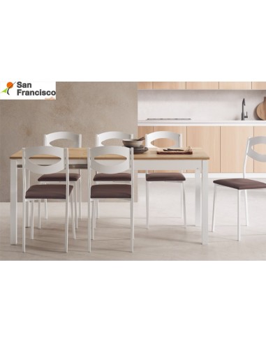 Mesa de cocina 110x70cm extensible a 170x70cm