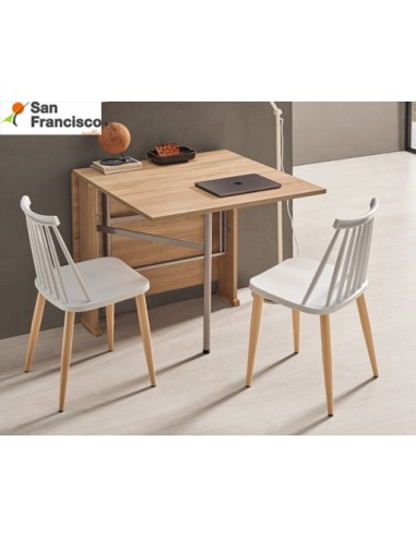 Mesa de Alas 77x20cm Laminada en Roble o Blanco