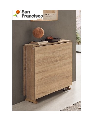 Mesa de Alas 77x20cm Laminada en Roble o Blanco