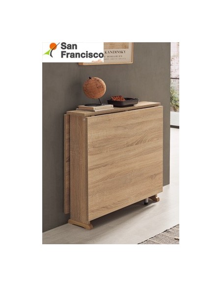 Mesa de Alas 77x20cm Laminada en Roble o Blanco
