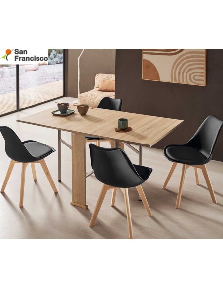 Mesa de Alas 77x20cm Laminada en Roble o Blanco